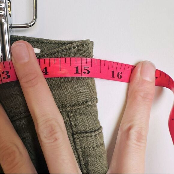 $275 RAG & BONE Olive Green Skinny Jeans Boho Western Festival Slim Designer 28 - Picture 7 of 12